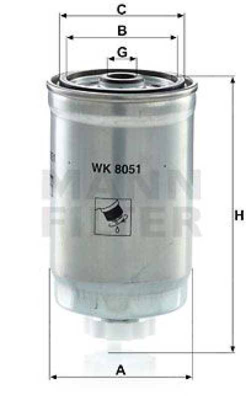 MANN-FILTER Fuel Filter