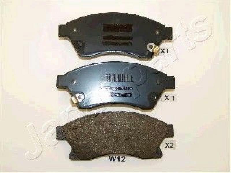 JAPANPARTS Brake Pad Set, disc brake