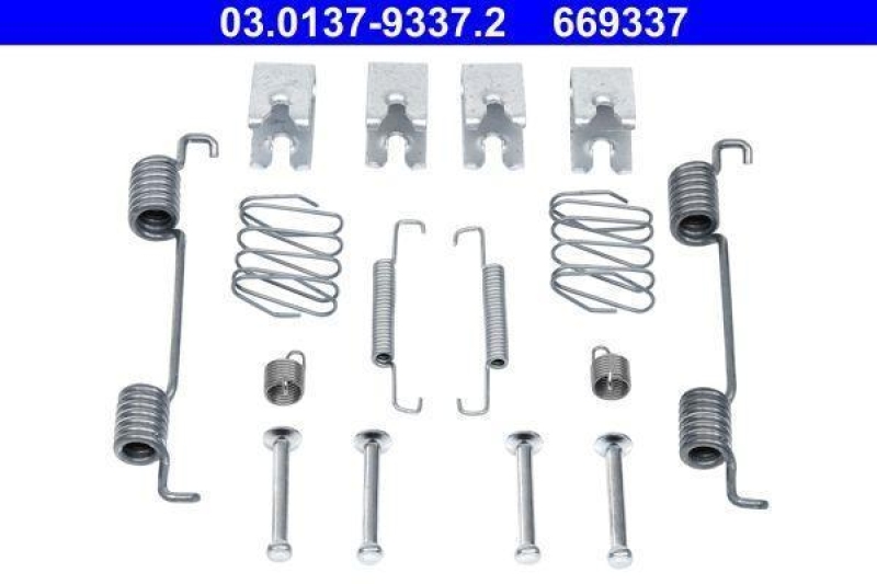 ATE Accessory Kit, parking brake shoes
