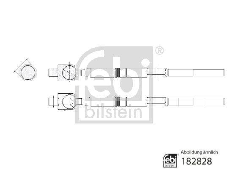 FEBI BILSTEIN Axialgelenk, Spurstange