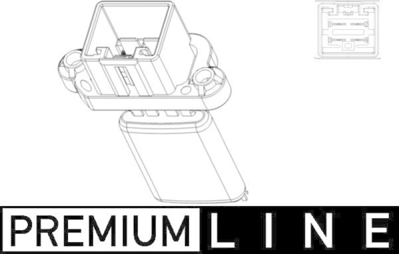 MAHLE Widerstand, Innenraumgebläse BEHR *** PREMIUM LINE ***