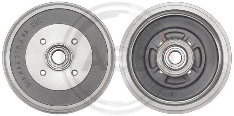 2x Brake Drum