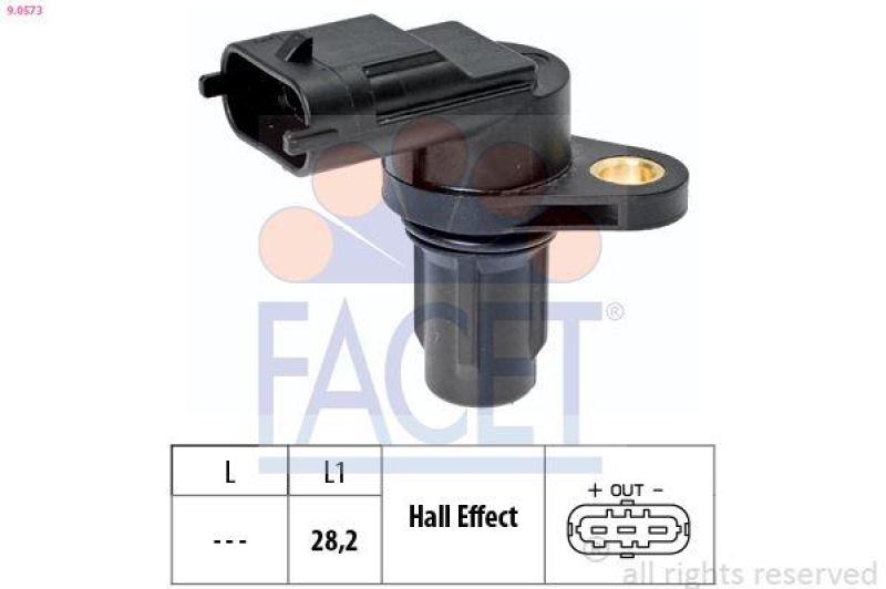 FACET Sensor, camshaft position Made in Italy - OE Equivalent