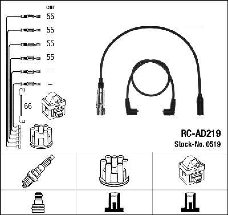 NGK Ignition Cable Kit