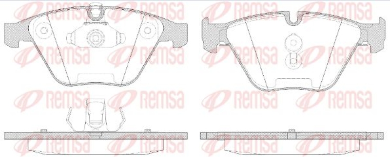 KAWE Brake Pad Set, disc brake