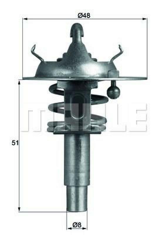 MAHLE Thermostat, coolant