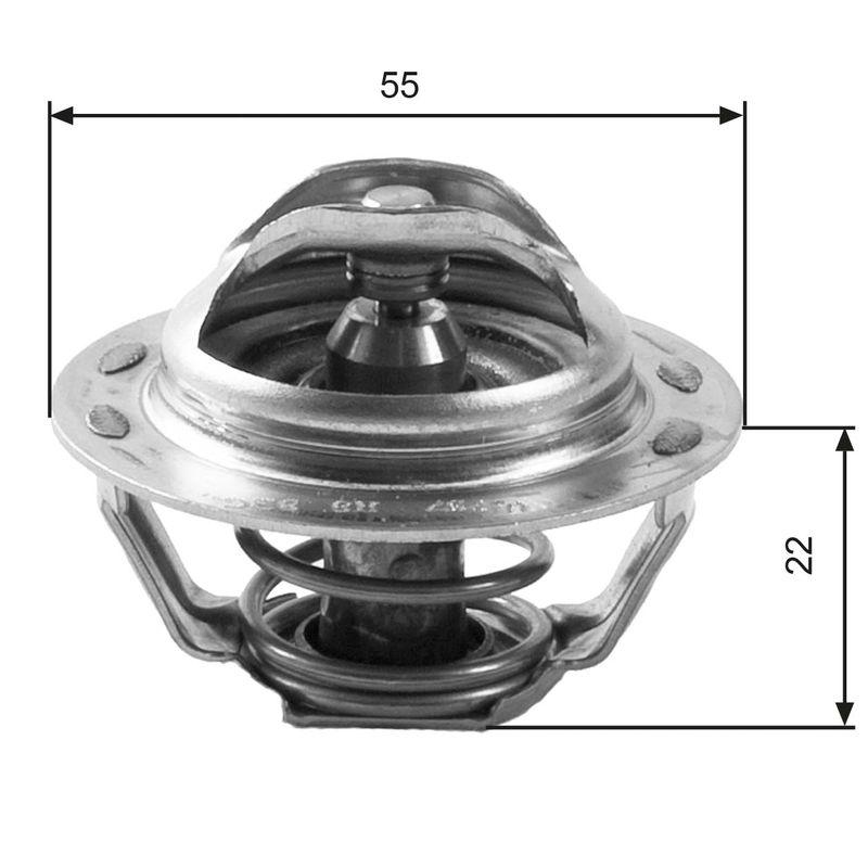 GATES Thermostat f&uuml;r K&uuml;hlmittel / K&uuml;hlerthermostat