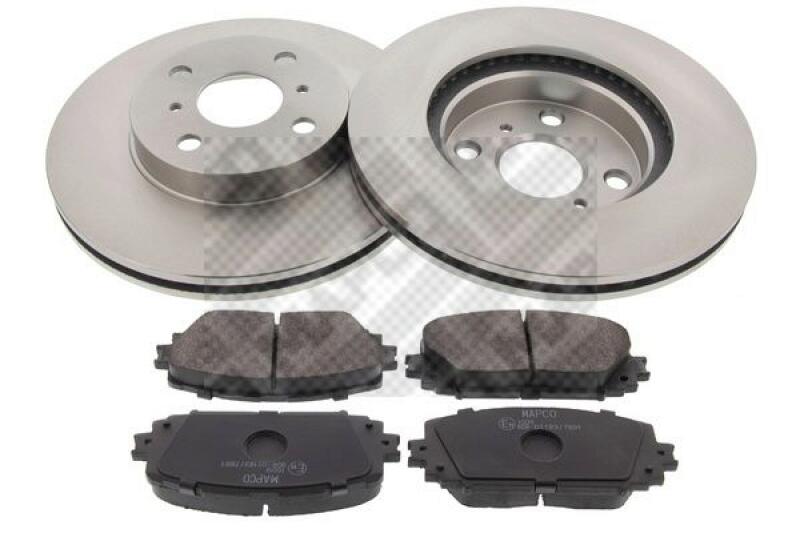 MAPCO Brake Set, disc brakes