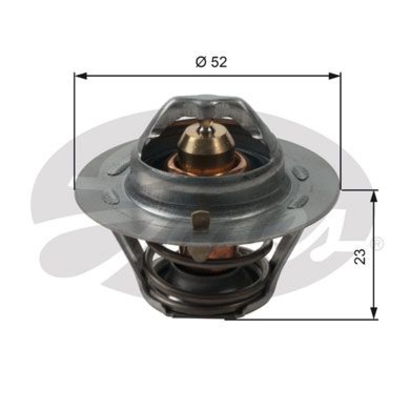 GATES Thermostat, coolant