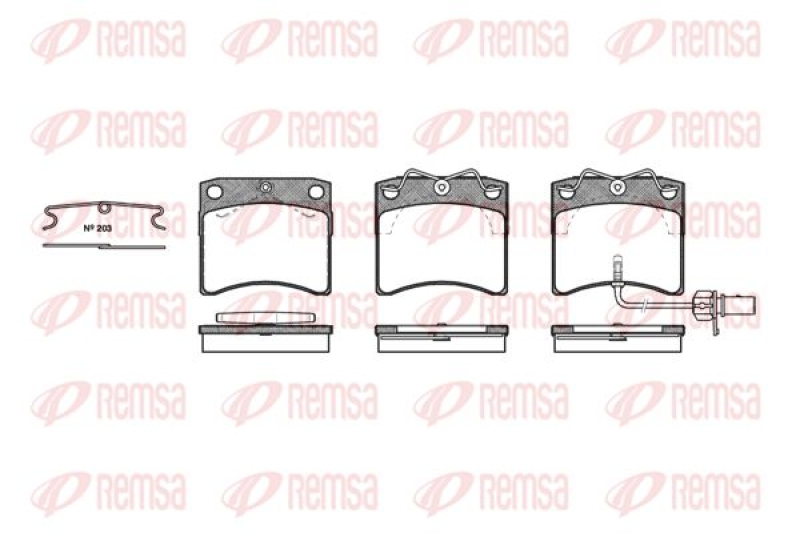 KAWE Brake Pad Set, disc brake