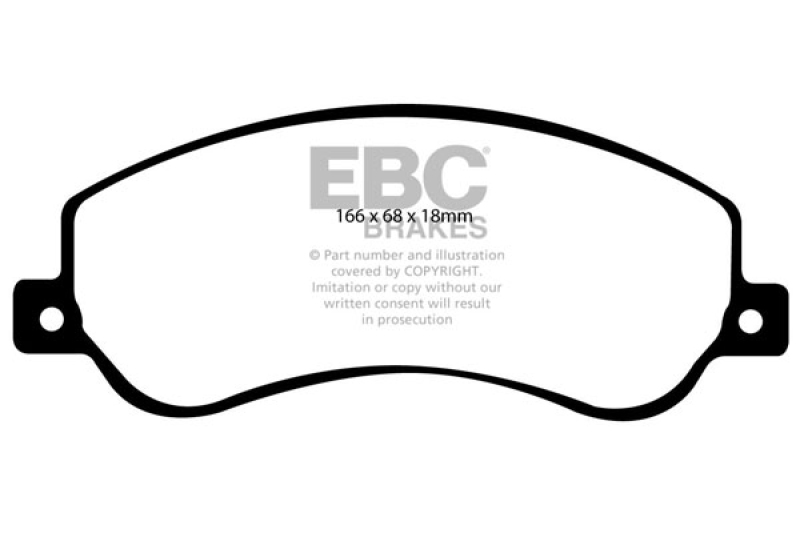 EBC Brakes Brake Pad Set, disc brake