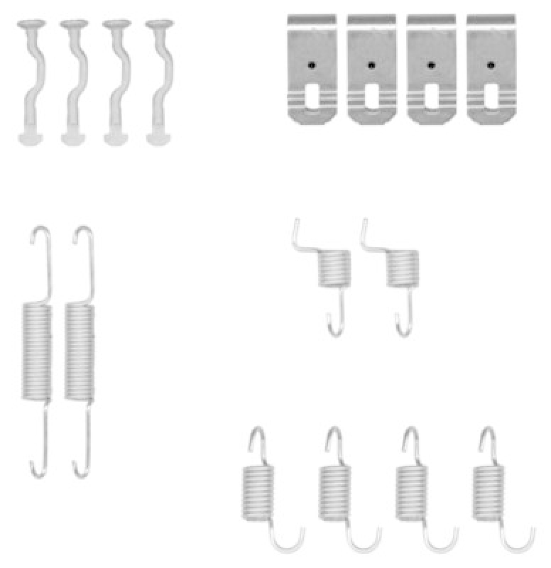 HELLA Accessory Kit, parking brake shoes