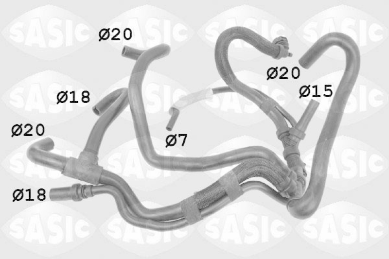 SASIC Radiator Hose