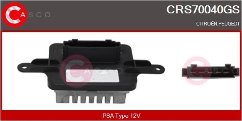 CASCO Resistor, interior blower