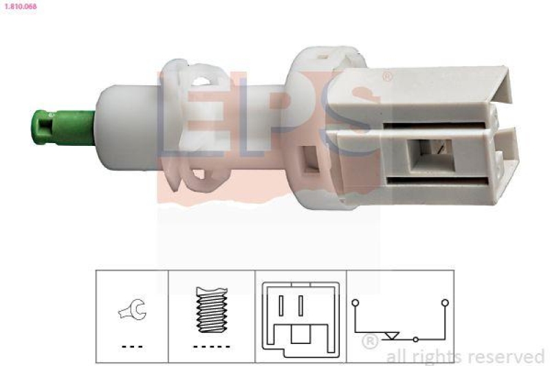 EPS Bremslichtschalter Made in Italy - OE Equivalent