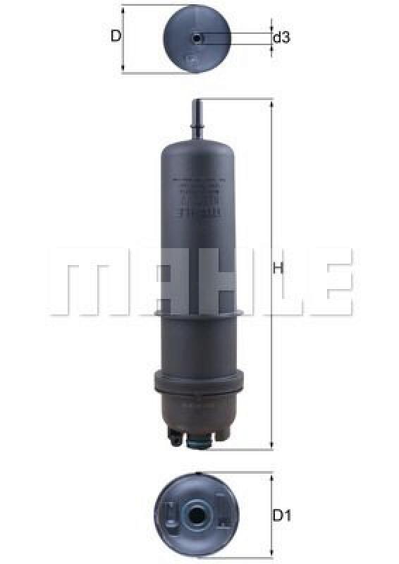 MAHLE Fuel filter