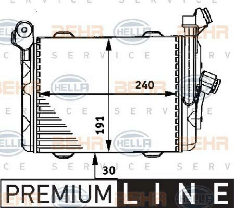 HELLA Ölkühler, Motoröl BEHR HELLA SERVICE *** PREMIUM LINE ***