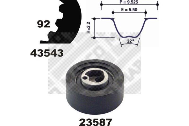 MAPCO Timing Belt Set