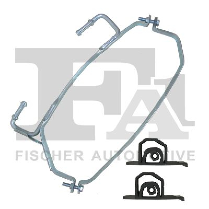 FA1 Halter, Abgasanlage