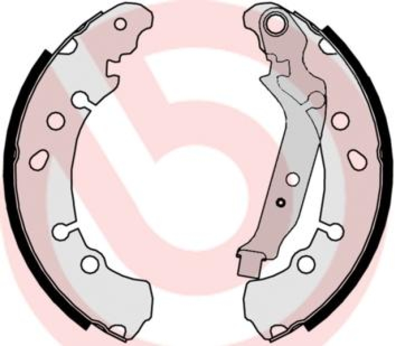 BREMBO Bremsbackensatz ESSENTIAL LINE