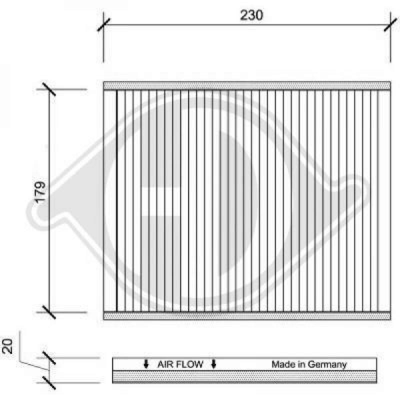 DIEDERICHS Filter, Innenraumluft DIEDERICHS Climate