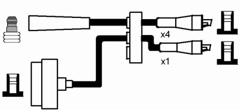 NGK Ignition Cable Kit