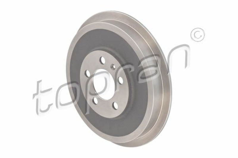 2x TOPRAN Bremstrommel 113171