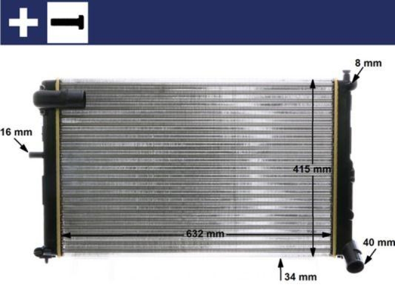 MAHLE Radiator, engine cooling BEHR
