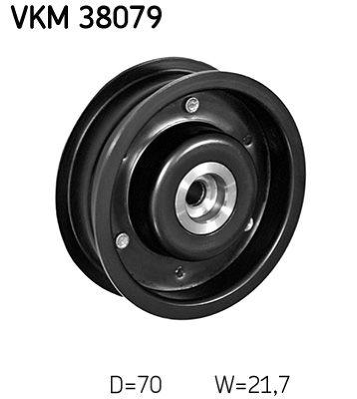 SKF Umlenk-/Führungsrolle, Keilrippenriemen VKM 38079