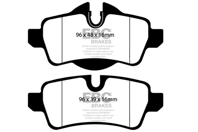 EBC Brakes Brake Pad Set, disc brake