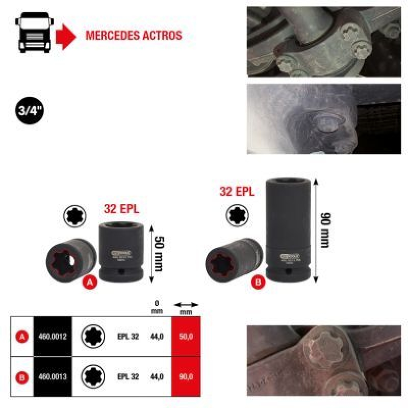 KS TOOLS Steckschl&uuml;sseleinsatz 4600012