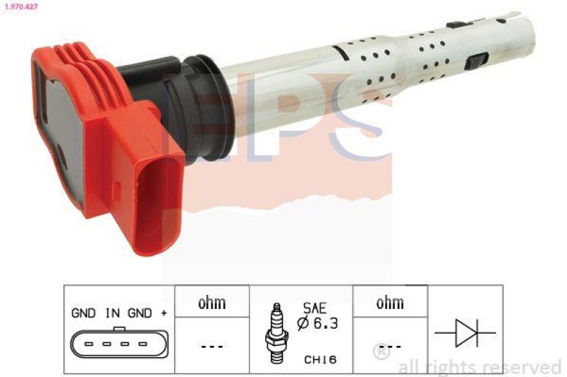 EPS Zündspule Made in Italy - OE Equivalent