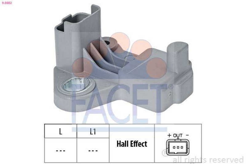 FACET Sensor, crankshaft pulse Made in Italy - OE Equivalent