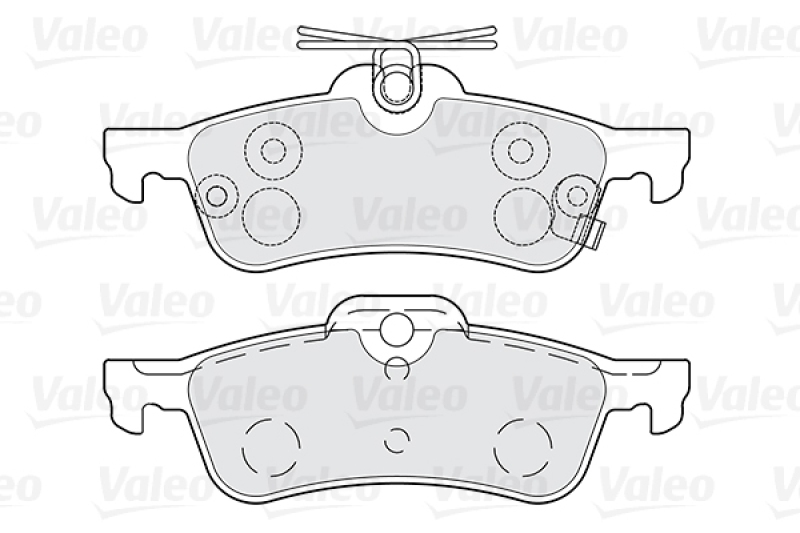 VALEO Brake Pad Set, disc brake FIRST