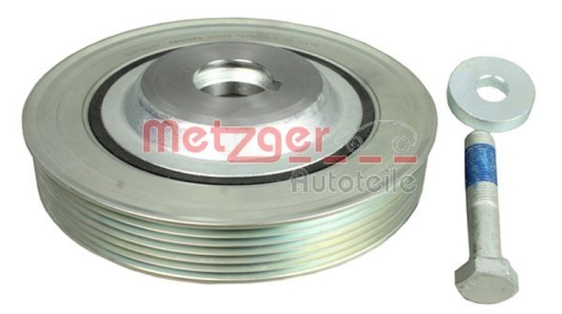 METZGER Belt Pulley, crankshaft KIT + GREENPARTS