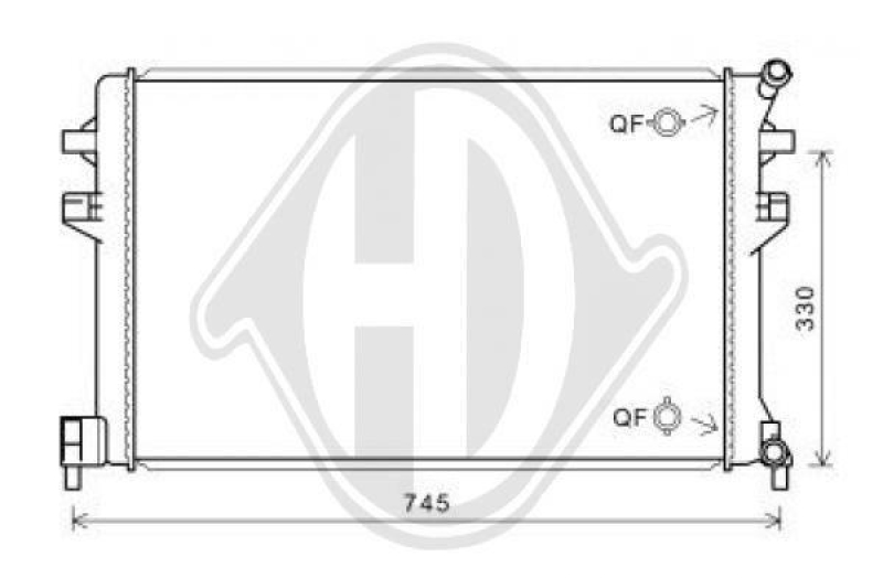 DIEDERICHS Kühler, Motorkühlung DIEDERICHS Climate