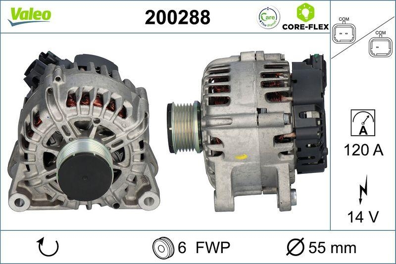 VALEO Generator VALEO CORE-FLEX 200288