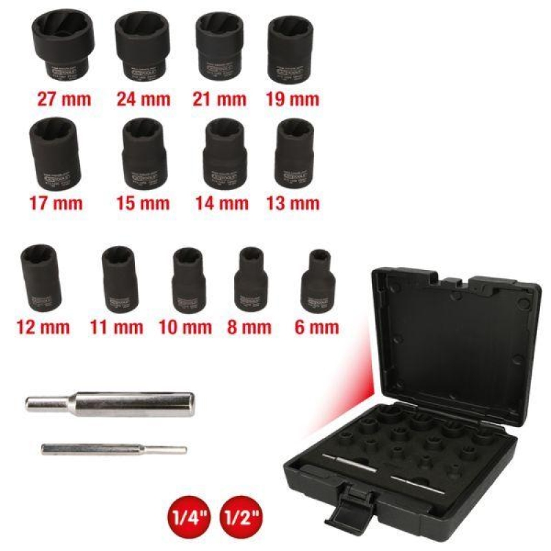 KS TOOLS Power Socket Set
