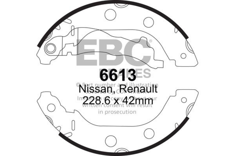 EBC Brakes Bremsbackensatz