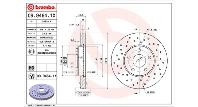 MAGNETI MARELLI Bremsscheibe
