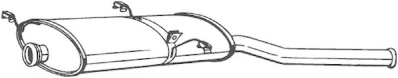 BOSAL Endschalld&auml;mpfer 135-235