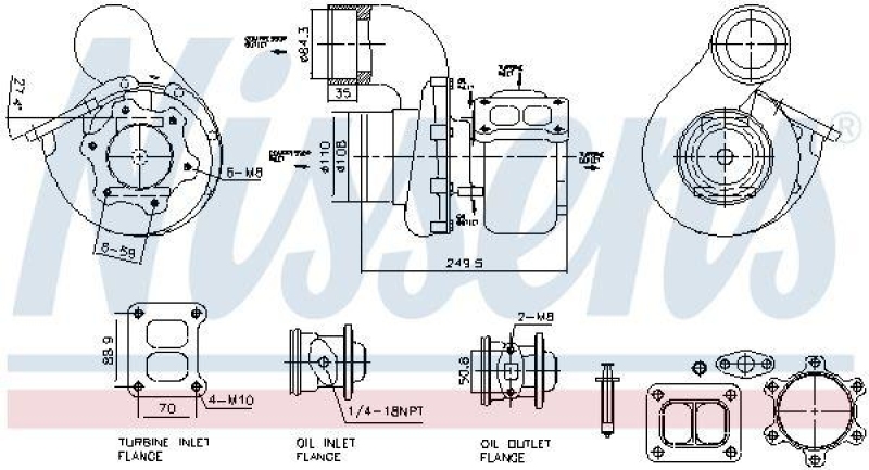 NISSENS Lader, Aufladung ** FIRST FIT **