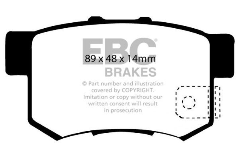 EBC Brakes Bremsbelagsatz, Scheibenbremse