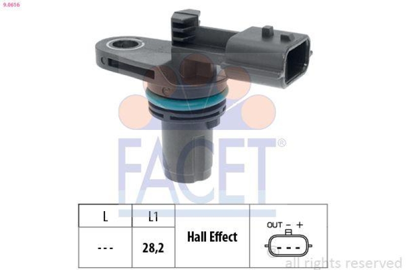 FACET Sensor, Nockenwellenposition Made in Italy - OE Equivalent