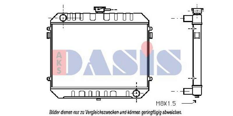 AKS DASIS Kühler, Motorkühlung