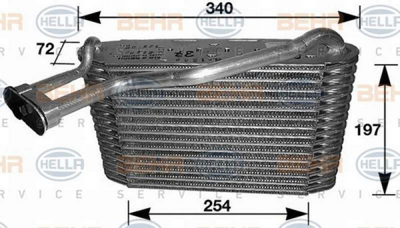 HELLA Verdampfer, Klimaanlage