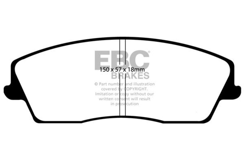 EBC Brakes Brake Pad Set, disc brake