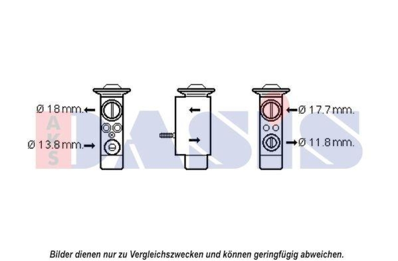 AKS DASIS Expansionsventil, Klimaanlage 840228N