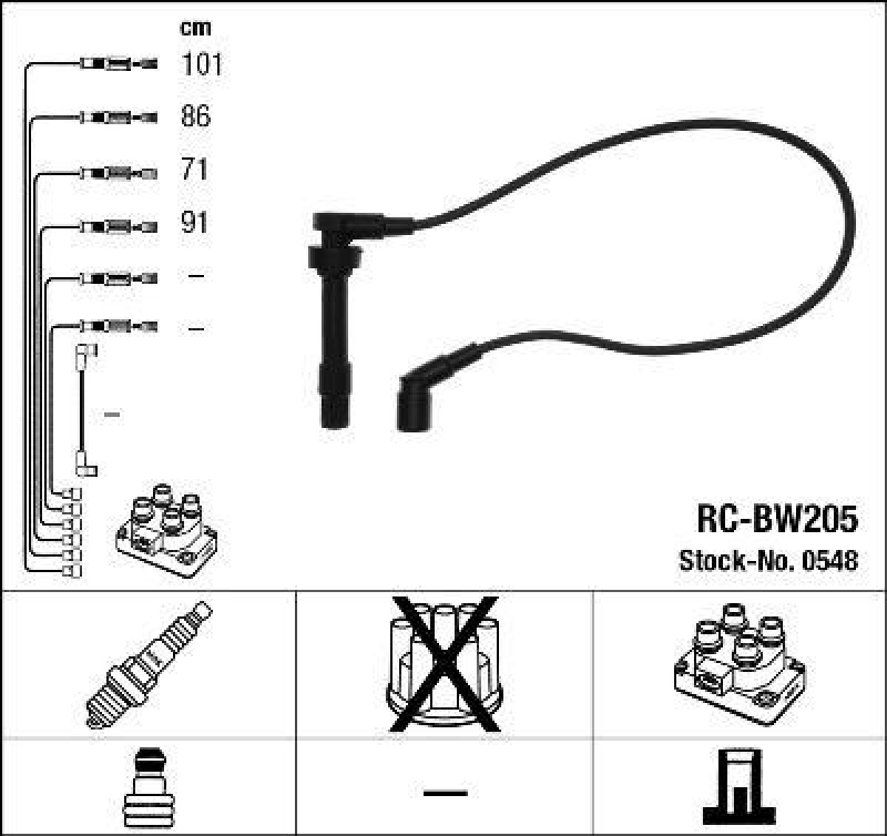 NGK Ignition Cable Kit