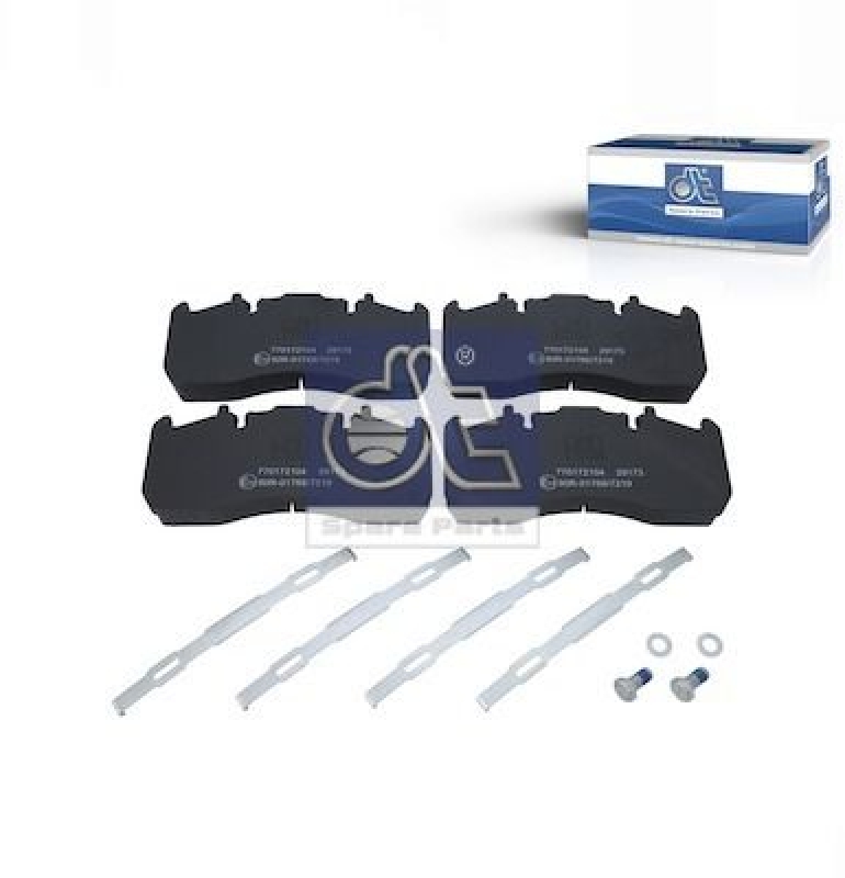 DT Spare Parts Bremsbelagsatz, Scheibenbremse